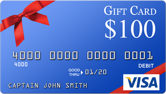 $100 Visa Gift Card